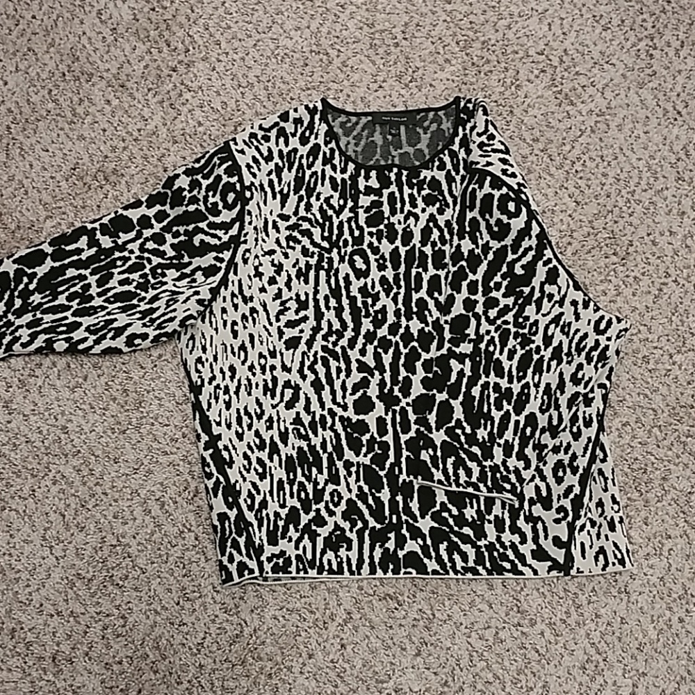 Gorgeous Animal Print Ann Taylor Sweater